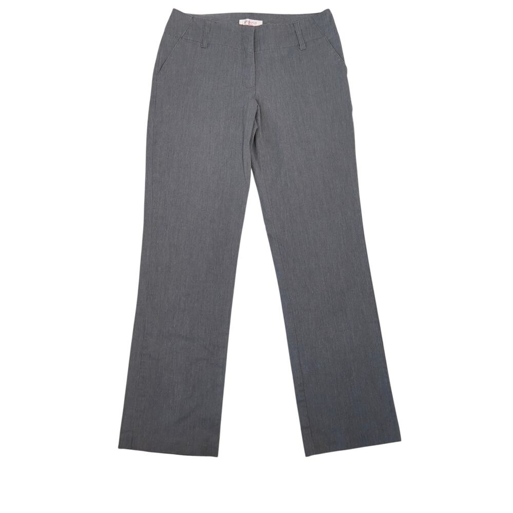 Vintage Y2K Xhilaration Grey Mid Rise Bootcut Trouser Pants 7